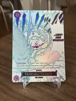 One Piece | Lightning Dragon | OP15-077 | Alt Art Event (R) | NM - Image 1