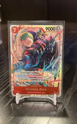 One Piece CCG Adventure on Kami’s Island Roronoa Zoro SR Foil EN EB04-007 - Image 1