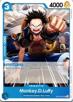 One Piece TCG - Monkey.D.Luffy () OP15-051 - NM - Image 1