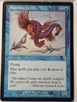 Sapphire Leech - Invasion - Magic the Gathering MTG Nice! - Image 1