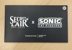 MTG Secret Lair x Sonic Friends And & Foes Rainbow Foil Sealed - Image 1