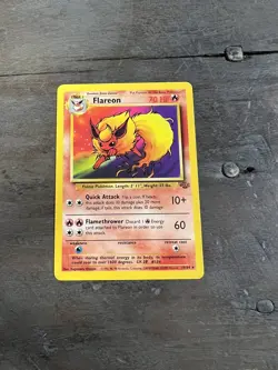 Pokemon Flareon 1999 Jungle 19/64 Non-Holo - Image 1