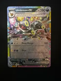 Pokemon TCG Umbreon EX 60/131 Double Rare Holo Prismatic Evolutions NM - Image 2