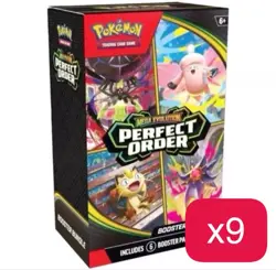 Pokemon Perfect Order Booster Bundle Boxes X9 LOT (9 Boxes) In Hand - Image 1