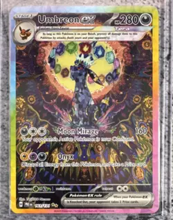 Pokemon Umbreon EX 161/131 Prismatic Evolutions SIR 2025 English - Image 1