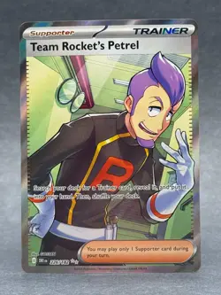 Pokemon - 226/182 Team Rocket's Petrel SV10 Destined Rivals Ultra Rare NM TCG - Image 1