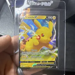 Pokemon Pikachu V SWSH061 Sword & Shield Promo Full Art Holo English 2021 - Image 1