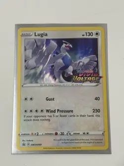 Pokemon TCG: Lugia SWSH069 Vivid Voltage Prerelease Black Star Promo - Image 1
