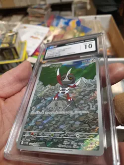 Pawniard Japanese Cgc 10 Gem Mint Black Bolt 147/086 Art Rare Holo 2025 Pokemon - Image 2
