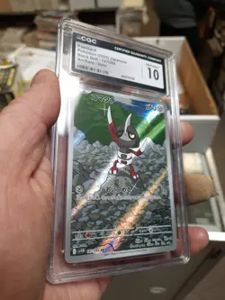 Pawniard Japanese Cgc 10 Gem Mint Black Bolt 147/086 Art Rare Holo 2025 Pokemon - Image 5