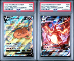 SEQUENTIAL PSA 9 CHARIZARD V SWSH260 VMAX SWSH261 UPC BLACK STAR PROMO POKEMON - Image 1