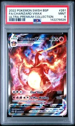 SEQUENTIAL PSA 9 CHARIZARD V SWSH260 VMAX SWSH261 UPC BLACK STAR PROMO POKEMON - Image 4