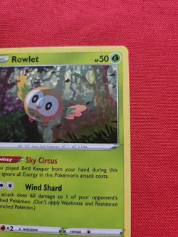 Pokemon: Rowlet #002/015 McDonald's Collection 2022 Holo Promo - LP+ - F83 - Image 4