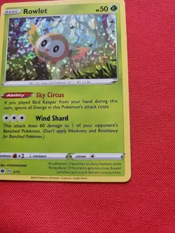 Pokemon: Rowlet #002/015 McDonald's Collection 2022 Holo Promo - LP+ - F83 - Image 5