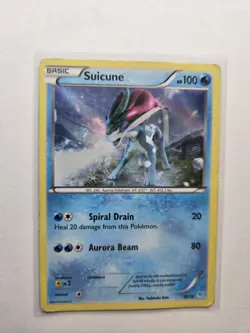 Suicune 30/30 Holo Rare - 2016 XY Trainers Kit Promo Pokemon TCG DMG AA55 - Image 1