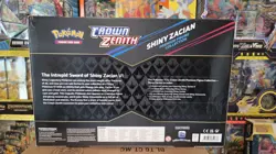 Pokemon Crown Zenith Shiny Zacian Premium Figure Collection Box 11 Booster Packs - Image 2
