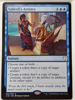 Saheeli's Artistry - Commander: 2018 - Magic the Gathering MTG Nice! - Image 1