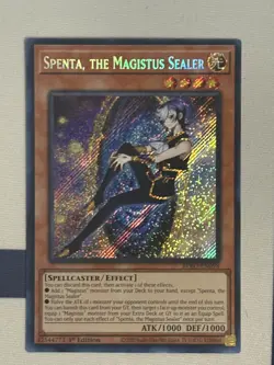 Spenta, the Magistus Sealer - BPRO-EN098 - Secret Rare YuGiOh - Image 1
