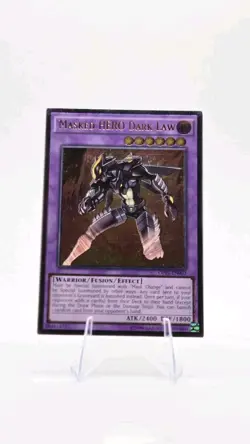 Masked HERO Dark Law OP01-EN003 (Ultimate Rare) NM - Yu-Gi-Oh! - Image 3