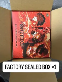 ONE PIECE Card Game 3rd ANNIVERSARY SET Japanese Box Factory Sealed 2025 NEW - Image 1