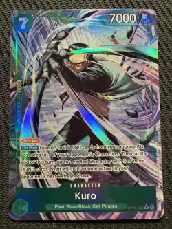 ONE PIECE Adventure on Kami's Island - KURO RARE (ALT ART) OP15-025 ENGLISH CCG - Image 1