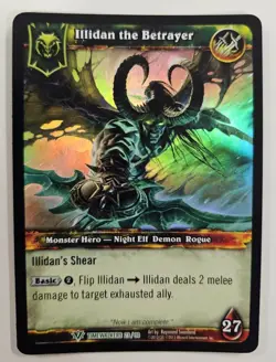 Illidan the Betrayer Timewalkers 23/30 Ver.1 FOIL World of Warcraft TCG ENG NM - Image 1