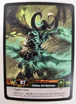 Illidan the Betrayer Timewalkers 23/30 Ver.1 FOIL World of Warcraft TCG ENG NM - Image 2