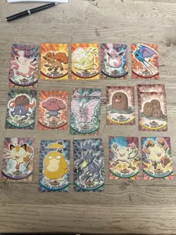 Pokemon Topps Card Bundle Job Lot 50+ Cards Inc Foil Vintage LP/mint Collection - Image 2