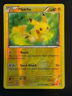 POKEMON CARD Pikachu Reverse Holo Generations 26/83 Near Mint - Image 1