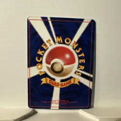 Blastoise No.009 Japanese Pokemon Card TCG Holo base set Old Back - Image 3