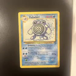 Poliwhirl 57/130 | Base Set 2 WOTC TCG | Non Holo Pokemon Card HP - Image 1