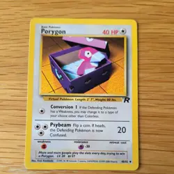 PORYGON 48/82 POKEMON CARD (TEAM ROCKET SET) - Image 2
