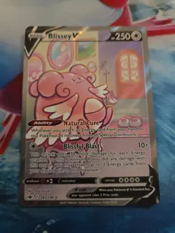 Pokemon TCG Blissey v Chilling Reign 2021 Alt Art Holo Rare Card 183/198 - Image 1