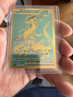 Pokemon TCG Miraidon EX Scarlet & Violet Paldean Fates Hyper Rare Card 243/091 - Image 1