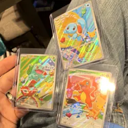 First Partner 2026 Pokemon TCG Bulbasaur Charmander Squirtle Holo Card Lot - Image 1