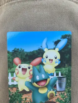 Minun Plusle Munchlax Pokemon Zukan Card #405 Japanese Nintendo 2004 NM - Image 4