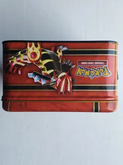 Pokemon 2014 Treasure Chest Lunchbox Tin Kyogre and Groudon Box only no cards - Image 3