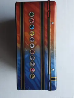 Pokemon 2014 Treasure Chest Lunchbox Tin Kyogre and Groudon Box only no cards - Image 4