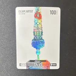 Bo Jackson Battle Arena Escape Artist First Edition Holo Card #BLJF-754 - Image 1