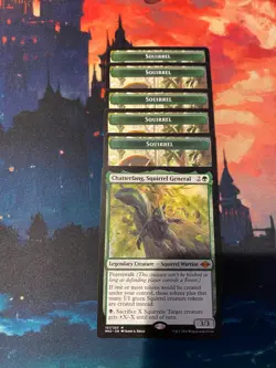MTG Modern Horizons 2 Chatterfang Squirrel General + Squirrel Tokens - Image 1