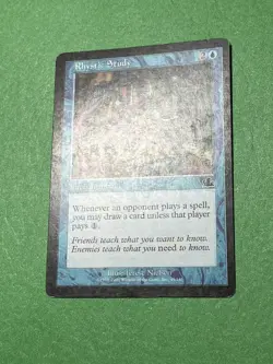 **Rhystic Study** ~Prophecy~ MTG: Magic the Gathering- Moderate Play (MP) - Image 2