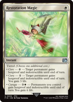 x1 Restoration Magic FIN Final Fantasy MTG 30 M/NM 1x - Image 1