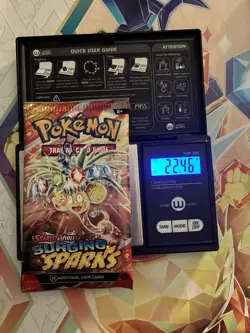 HEAVY! 22.46g Surging Sparks Pokemon TCG Booster Pack - Image 1
