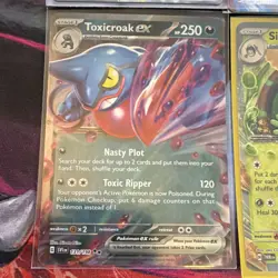 Pokemon EX Lot - Clefairy, Palafin, Toxicroak, Sinistcha-4 Cards- NM SHIPS FAST! - Image 4