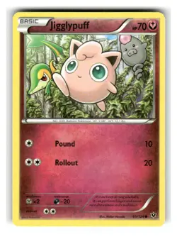 Jigglypuff 65/124 Common Fates Collide Pokemon Near Mint - Image 1