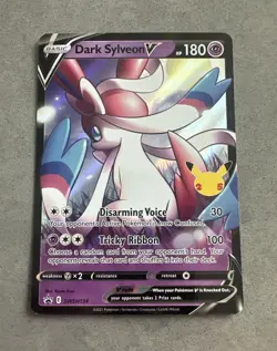 Dark Sylveon V SWSH134 Holo Promo Sword & Shield Promo Pokemon NM 134 - Image 1