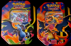 3x! Pokemon tcg Charizard X Y TIN SET SEALED Pokemon Day mega evolutions pikachu - Image 2