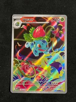 Ivysaur 134/132 Me01 Mega Evolution Full Illustration Art Rare Holo 2025 Pokemon - Image 1
