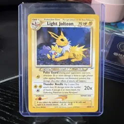 Light Jolteon 48/105 Neo Destiny Regular LP Ungraded Pokemon Card - Image 1