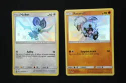 Noibat SV43/SV94 & Rockruff SV23/SV94 - S&M Hidden Fates NM - Pokemon TCG - Image 2